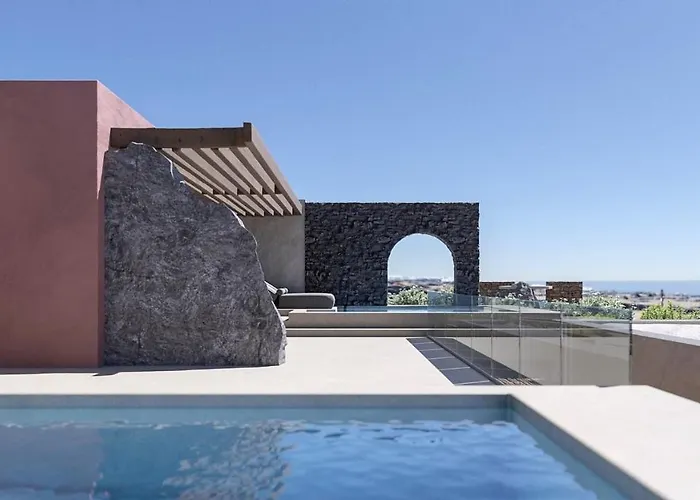 Villa Wonderful Santorini 1 Bedroom Elegance Private Pool