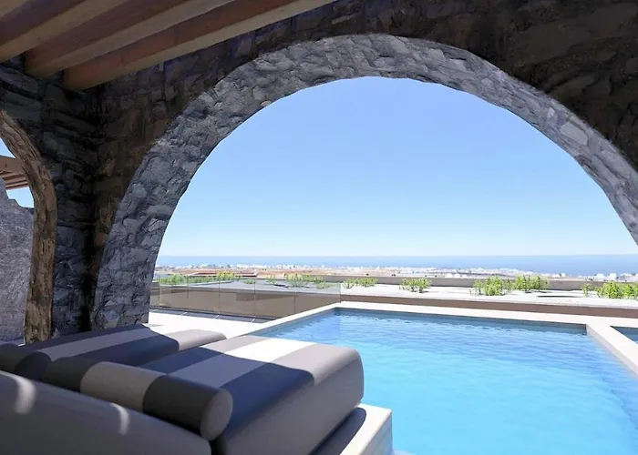 Villa Wonderful Santorini 1 Bedroom Elegance Private Pool